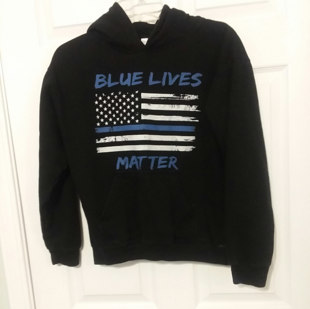 Blue lives matter hoodie